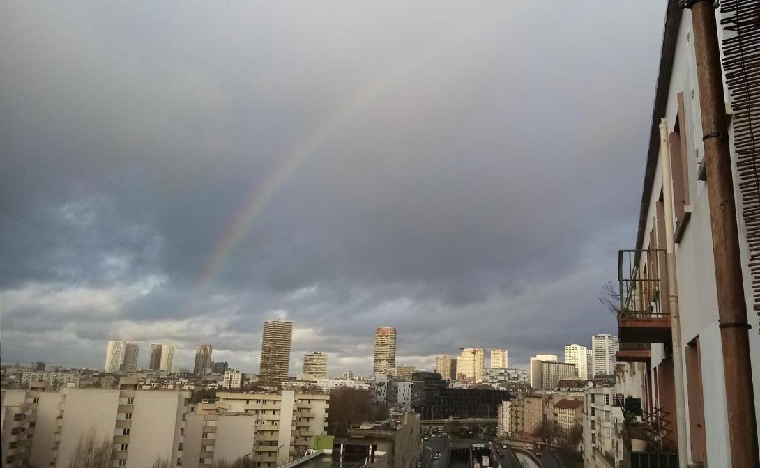 Paris Porte D'Italie - Chambre A Louer Avec Parking Et Vue Sur Paris Le Kremlin-Bicetre Luaran gambar